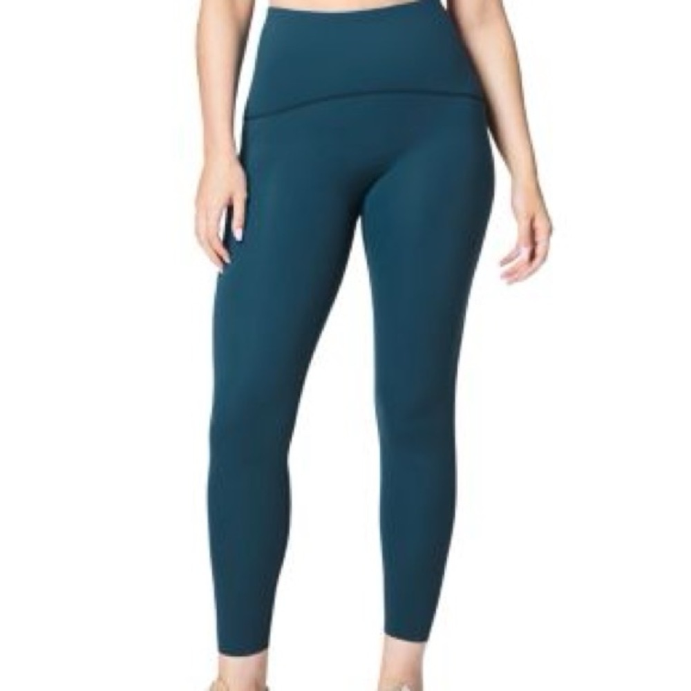 SPANX Teal High-Waist Leggings